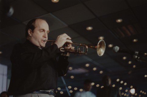 Lew Soloff, Jazz Inn Party, Nordwijk, Netherlands, 1989. Creator: Brian Foskett.