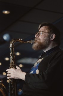 Lew Tabackin, Jazz Inn Party, Nordwijk, Netherlands, 1989. Creator: Brian Foskett.