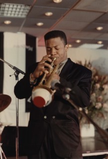 Phil Harper, Jazz Inn Party, Nordwijk, Netherlands, 1989. Creator: Brian Foskett.