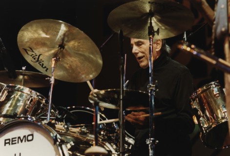 Louis Belson,  Benny Carter's Swing America, North Sea Jazz Festival, Netherlands 1991. Creator: Brian Foskett.