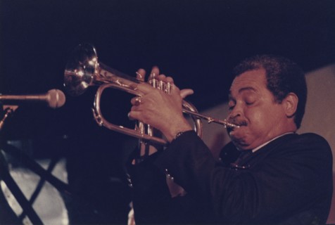 Harry "Sweets" Edison, Edinburgh Jazz Festival, 1987. Creator: Brian Foskett.