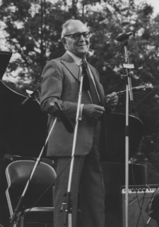 Benny Goodman, Capital Radio Jazz Festival, Knebworth,1982. Creator: Brian Foskett.