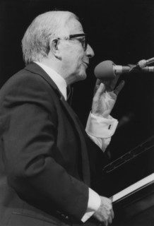 George Shearing, David Jacobs, Barbican, London, 1996. Creator: Brian Foskett.