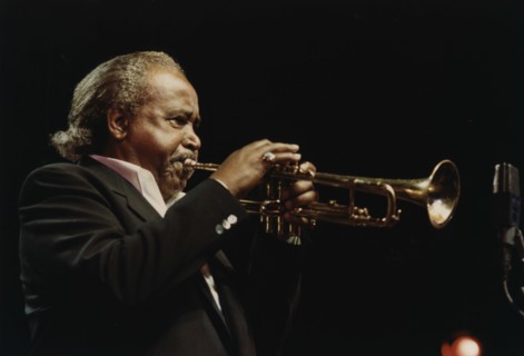 Harry Sweets Edison, Benny Carter's Swing America, North Sea Jazz Festival, Netherlands 1991. Creator: Brian Foskett.