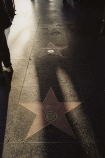 Hollywood walk of Fame, Peggy Lee, 2000. Creator: Brian Foskett.
