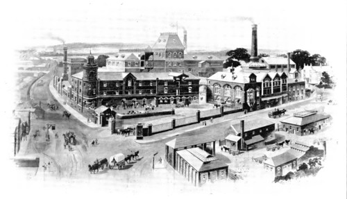 ...the Nectar of the Gods: Messrs. Greenall and Whitley's famous brewery, 1909. Creator: Unknown.