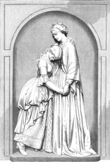 Dinah Consoling Hetty in Prison, by F. J. Williamson, 1870. Creator: Unknown.