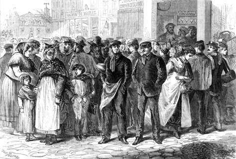 Street Characters of Paris: the Faubourg St. Antoine, 1870. Creator: Unknown.
