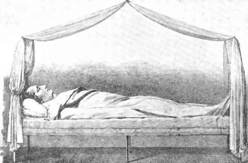 The Dead Lion: the body of Napoleon at Longwood, 1909. Creator: Unknown.