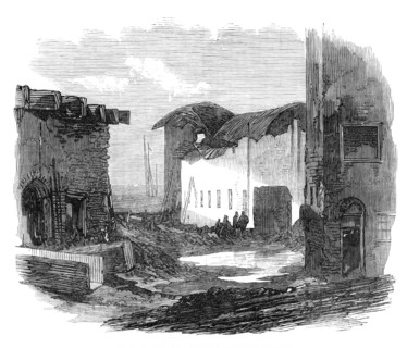 Ruins of Day and Martin's Blacking Factory, 1870. Creator: Unknown.
