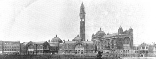 The University of Birmingham, the new buildings of which were opened by the King..., 1909. Creator: Henry Joseph Whitlock.
