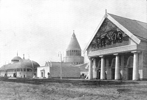 The White City on the Seashore: the Danish National Exhibition - Hall of Agriculture, 1909. Creator: Hermansen.