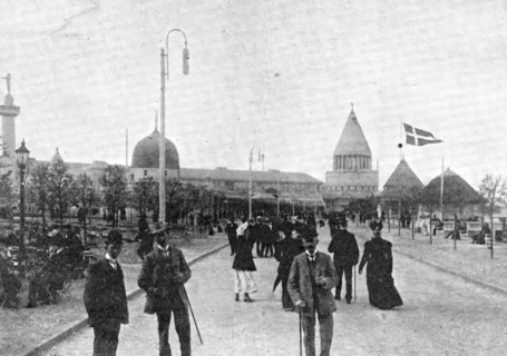 The White City on the Seashore: Danish National Exhibition - general view in the grounds..., 1909. Creator: Hermansen.