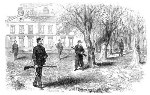 Sketches from Ireland: a Meath country gentleman walking in his park, 1870. Creator: Unknown.