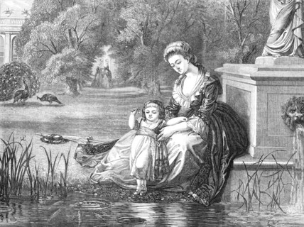 The Happy Days of Marie Antoinette, by P. R. Morris, 1870. Creator: Unknown.