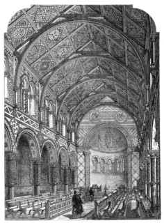 The Chapel of King's College, Strand, 1869. Creator: Unknown.