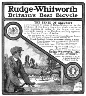Rudge-Whitworth - Britain's Best Bicycle, 1909. Creator: Unknown.