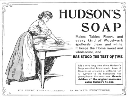 Hudson's Soap:...has stood the test of time, 1909. Creator: Unknown.