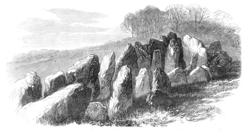 Prehistoric Remains in Jersey: the Cromlech of Mont St. Ube, 1870. Creator: Unknown.