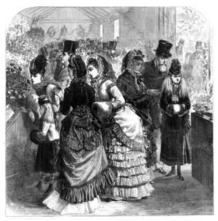 Show of Spring flowers in the Botanic Gardens, Regent's Park, 1870. Creator: Unknown.