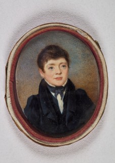 Miniature portrait of William Hooper, 1800-1899. Creator: Unknown.