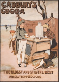 Golfing - Cadbury's Cocoa, 1895-1905. Creator: Cecil Aldin.
