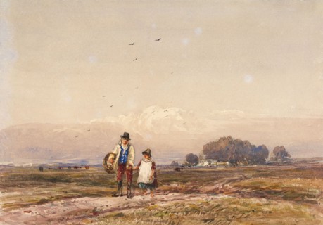 Going to Market, 1830-35. Creator: David Cox the Elder.