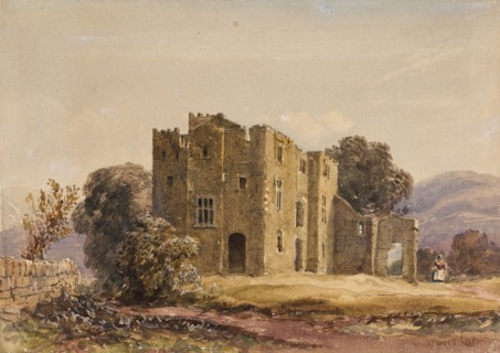 Bardon Tower, c1840s. Creator: David Cox the Elder.