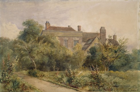 Greenfield House, Harborne, (unknown date), c1850s. Creator: David Cox the Younger.