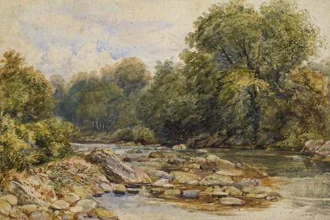 The River Bed, c1860s. Creator: David Cox the Younger.