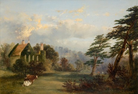 Hockley Abbey, Birmingham, 1842. Creator: Edward Orlando Bowley.