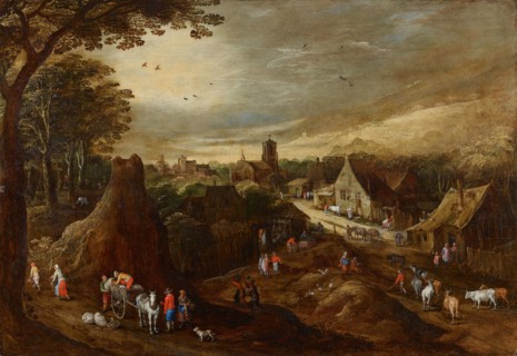 Autumn, c.1605-1610. Creators: Joos de Momper, the younger, Workshop of Jan Brueghel the Elder.