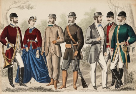 Gazette of Fashion, 1866. Creator: Unknown.