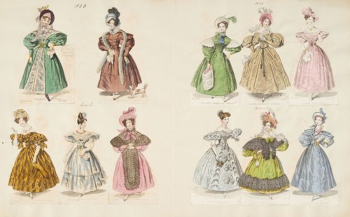 Costume plates, 1833. Creator: Unknown.