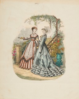 Costume plate, 1867. Creator: Unknown.