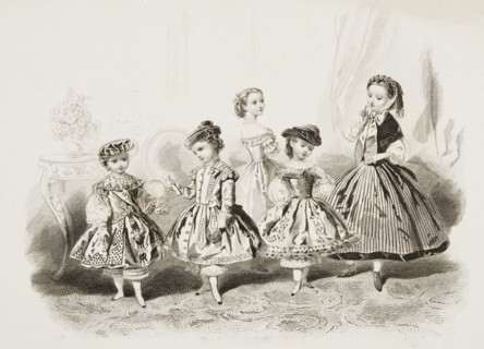 Fashion plate - Journal des Demoiselles IV, 1860. Creator: Gilquin & Dupain.