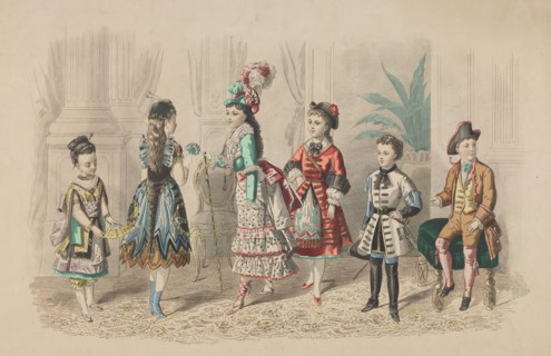 Latest Paris Fashions and Children's Fancy Costumes, 1879. Creator: Unknown.