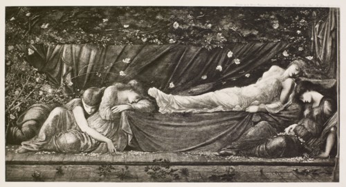 The Briar Rose Series - The Rose Bower/ The Sleeping Beauty (III), c1870s, (1900). Creator: Unknown.