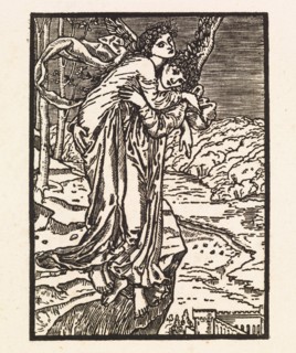 Cupid and Psyche, 1880. Creator: Sir Edward Coley Burne-Jones.