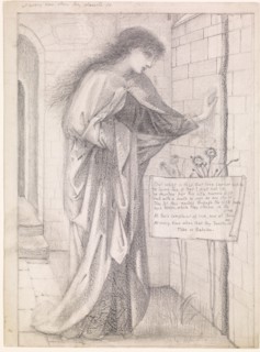 Pyramus and Thisbe - Thisbe, 1864. Creator: Sir Edward Coley Burne-Jones.
