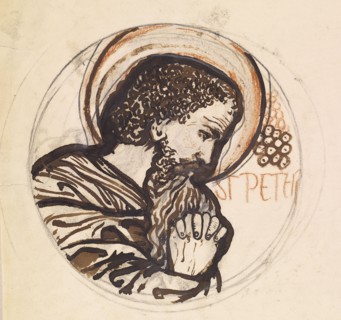 St Peter, 1861-62. Creator: Sir Edward Coley Burne-Jones.