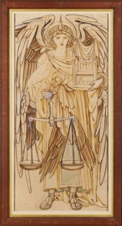 The Angels of the Hierarchy - Thrones, 1873. Creator: Sir Edward Coley Burne-Jones.
