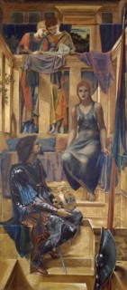 King Cophetua and the Beggar Maid - Cartoon Study, 1883. Creator: Sir Edward Coley Burne-Jones.