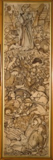 The Battle of Beth-Horon - Joshua Commanding the Sun and Moon to Stand Still, 1863. Creator: Sir Edward Coley Burne-Jones.