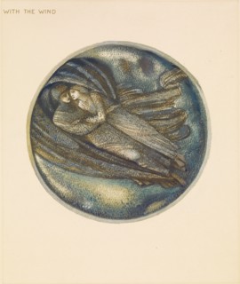 The Flower Book - With the Wind, 1905. Creator: Sir Edward Coley Burne-Jones.