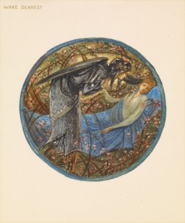 The Flower Book - Wake, Dearest, 1905. Creator: Sir Edward Coley Burne-Jones.
