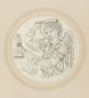 Angel playing on bells, 1865. Creator: Sir Edward Coley Burne-Jones.