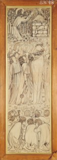 Elijah calling Fire from Heaven, 1863. Creator: Sir Edward Coley Burne-Jones.