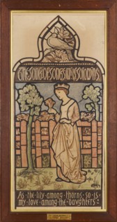 The Song of Solomon - 'As the Lily among Thorns', 1862-3. Creator: Sir Edward Coley Burne-Jones.
