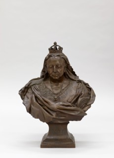 Bust of Queen Victoria in old age, 1892-1901. Creator: Edward Onslow Ford.